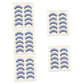 Baluue Sets Long Dramatic Fake Lashes Rhinestones Easy to Apply Eyelash Extensions for Day Night Looks Pairs