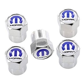 License Frame Inc. Mopar Valve Stem Caps(Chrome)