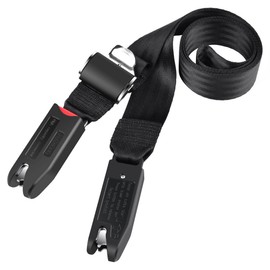 Jolik Jolik Baby Car Seat Strap Connector for Latch or Isofix, Car Booster Seat Strap with Strong Tooth, 8 Times Sewing Car Seat Safety Strap