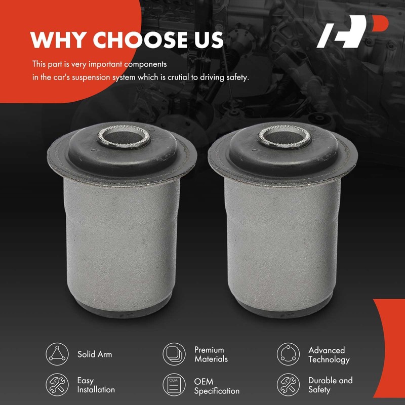 A-Premium 2 x Front Control Arm Bushing/Radius Arm Bushing, Compatible