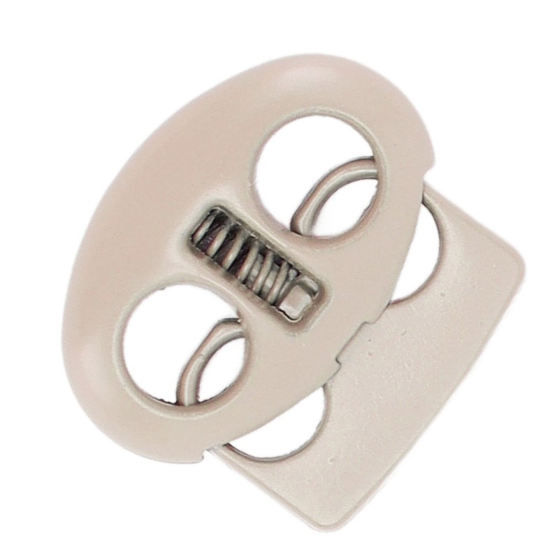 30PCS Metal Cord Locks End Spring Stop Toggle Stoppers Rustproof