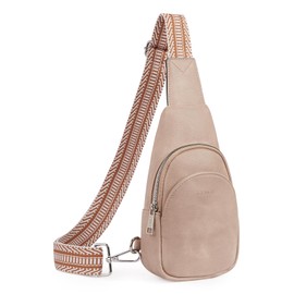 CLUCI Small Sling Bag for Women,Vegan Leather Crossbody Bags for Women,Fanny Packs with Guitar Strap