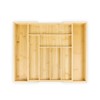 JOYOJ Bamboo Kitchen Drawer Organizer for Utensils Holder, Cutlery Tray