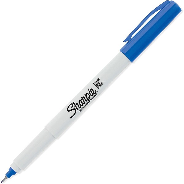 2 Pack 37003 Ultra-Fine Permanent Marker, Marks on Paper and
