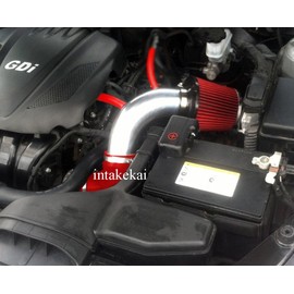 INTAKE KAI Performance Air Intake Kit fit for 2011-2014 KIA OPTIMA/HUYNDAI SONATA 2.4L L4 NON-TURBO Engine (RED)