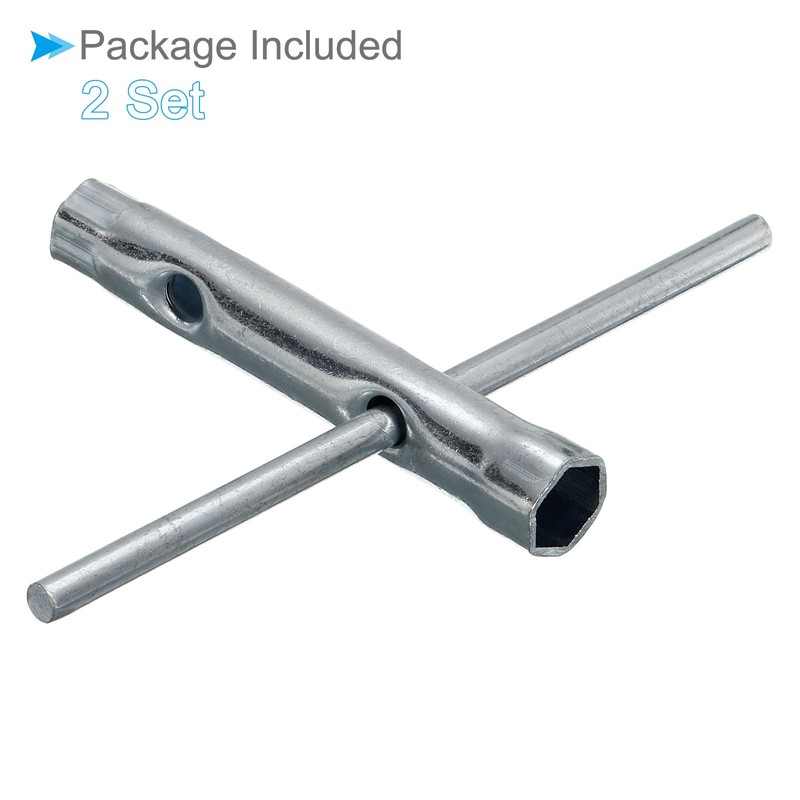 CoCud Double Ended Motorcycle Ignition Spark Plug Spanner, 8-10mm, Deep