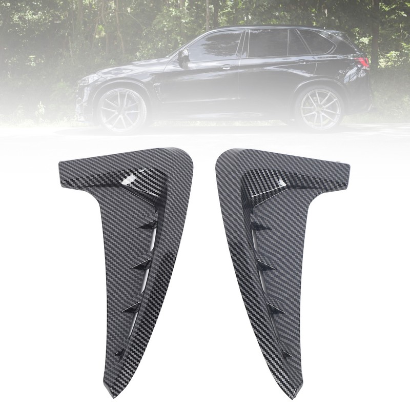 2PCS Car Front Side Air Vent Cover Decorative Gills Side