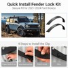 4Pcs for Ford Bronco 2021+ Fender Flare Clips Kit, Front