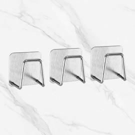 FUN LAVIE 3 Pack Adhesive Sponge Holder Stainless Steel Waterproof Sponge Holder for Kitchen Sink Accessories