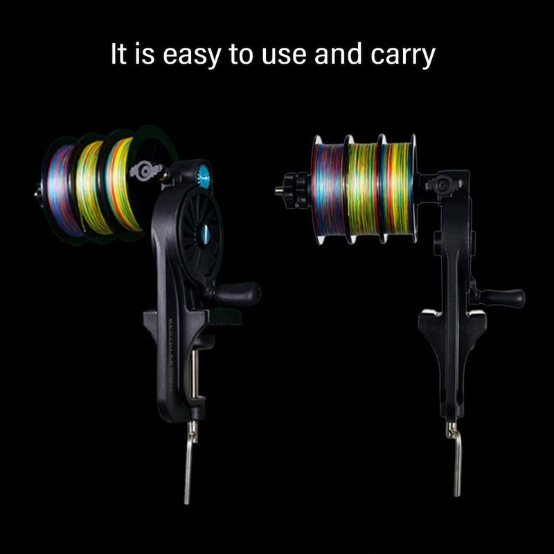 AIMALL Fishing Line Winder - Reciprocating Reel Winding Machine, 5.5in