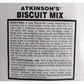 Atkinson's Butter Flake Biscuit Mix (5 Lb)