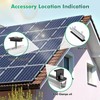 Solar Panel Mount Kit for 2 x Modules, 12 cm