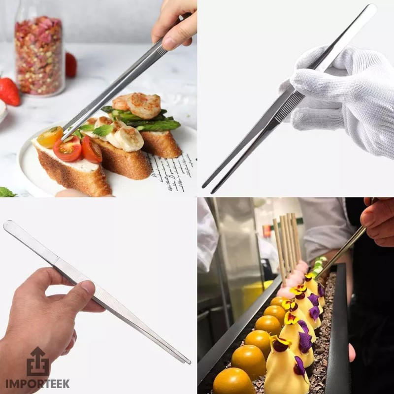 Importeek 2pz Pinzas Precision Chef Emplatar Decoracion Cocteleria
