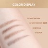 VEECCI Micro Brow Pencil - Ultra-Fine Precision Eyebrow Pen for