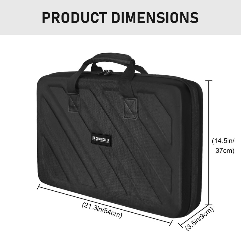 LVKAYCE Hard Case Compatible with Pioneer DJ Controller DDJ-FLX4/DDJ-400/DDJ-SB2/DDJ-200/DDJ-SB3/DDJ-RB Protective
