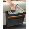 ERKOON Bedside Storage Pocket, Felt Bedside Caddy Thicker Bed Sofa