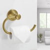 BESy Brushed Gold Toilet Tissue Paper Holder Brushed Gold Bathroom