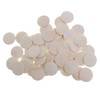 Pack of 50 Round Wooden Discs with Hole DIY Craft