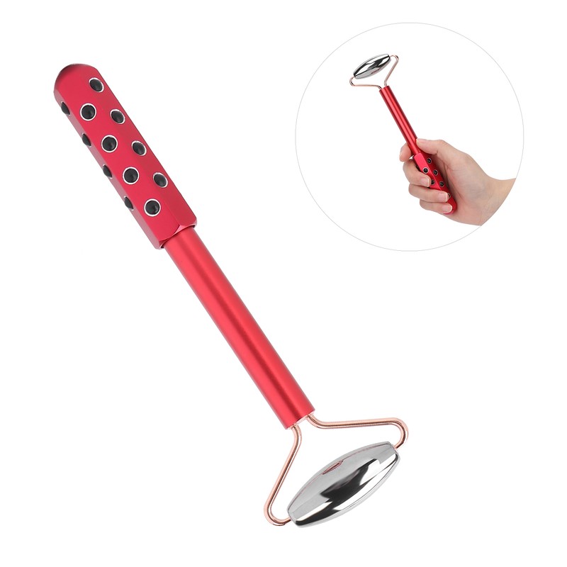 Germanium Granule Face Beauty Roller Massager Terahertz Stone Massage Tool