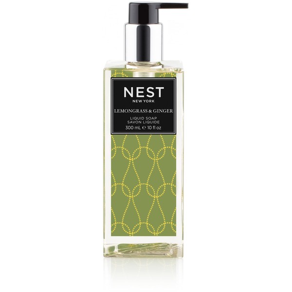 NEST Fragrances Liquid Hand Soap- Lemongrass and Ginger, 300ml