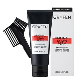 graphene Graphen Original Men's Down Perm Perm for all hair types, 100ml, 1 piece 100ml × 1 piece / 그라펜 오리지널 남성용 다운펌 파마약 모든모발용, 100ml, 1개 100ml × 1개
