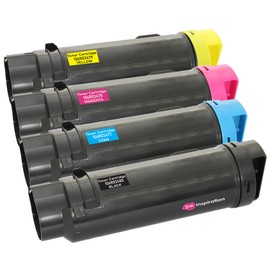 Set of 4 Premium Toner Cartridges Compatible with Xerox Phaser 6510 6510DN 6510N WorkCentre 6515 6515DN 6515DNI 6515DNW 6515N 6515NW Black 5,500 Pages & Colour 2,400 Pages Each