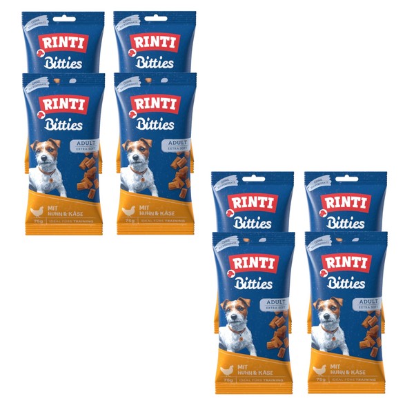 Rinti Bitties Huhn + Käse | 8er Pack | 8