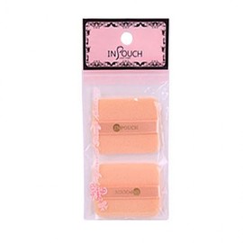 Square Flocking Puff Powder Puff (2-pack) 6ea