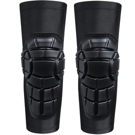 Bopean Kids Youth 3-15 Years Padded Knee Leg Sleeve Compression Leg Soft Protective Gear (SMALL)