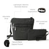 Baggallini - Bolsa cruzada, Adulto, unisex, Carbón, Talla única