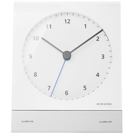 Jacob Jensen, Analogue Alarm Unisex, WHITE (WHITE)