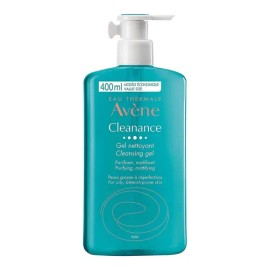 Gel Limpiador Avène Cleanance Purificador Rostro 400ml Tipo de piel Grasa con imperfecciones