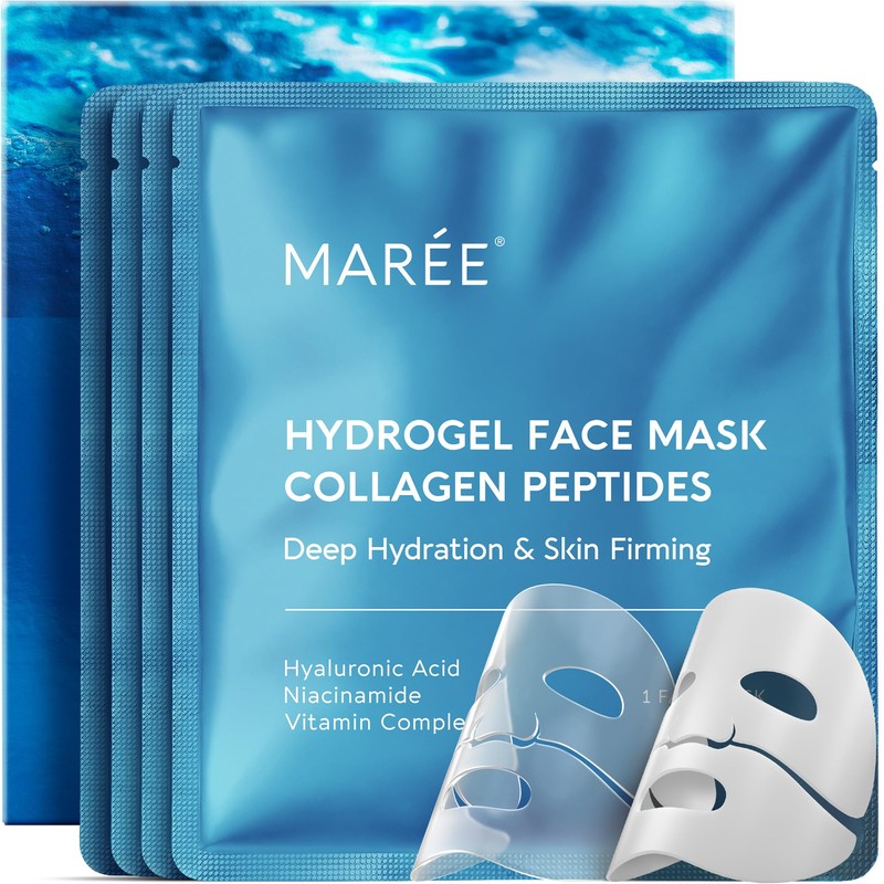 MAREE- Hidratación profunda cada mascarilla de colágeno para el rostro