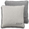 Joop! Kissenhülle Uni Doubleface Graphit-Rauch Baumwolle/Polyacryl, Maße: 50cm x 50cm,