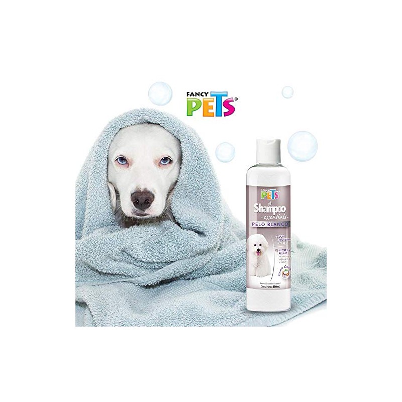 Fancy Pets Essentials Shampoo para Pelo Blanco de Perro con
