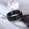 Adreamz 8mm Black Our Father Prayer Spinner Ring Black Cross