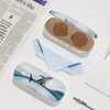 Tiexcnia Eyeglasses Case, Portable Protective Hard Shell Glasses Case with
