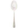 Mercer Culinary 18-8 Stainless Steel Plating Spoon with Slotted Bowl,