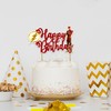 Seyal® Flsh - Decoración para tarta de feliz cumpleaños