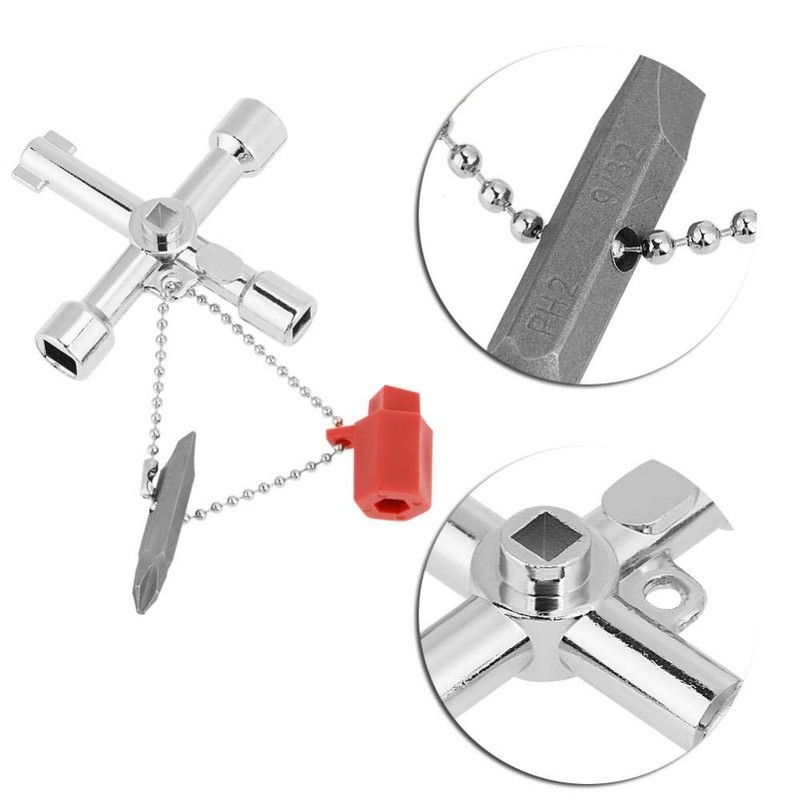 5 in 1 Multi-function Cross Switch Keys, 10 Pieces, Universal