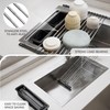 Yofidra Expandable Roll-Up Dish Drying Rack (Up to 19.6") with