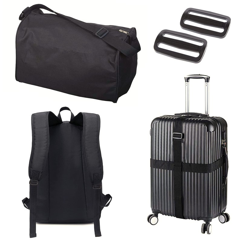 sinzau Ladder Buckles Clamp Pack of 20, Slider Plastic Belt