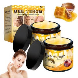 OSFRIAGE Bee Venom skin Restoration Cream,Bee Venom Comprehensive Cream,Deeply moisturizes the skin, Hydrating & Gentle Formula for All Skin Types（2PCS）