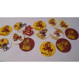 Unbranded Pre Cut One Inch Bottle Cap Images ASU Sundevils Sun Devils  Free Ship - photo, 25 images