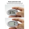 3D Sensor Pedometer Step Counting Device Clip-on Pedometer with Detachable