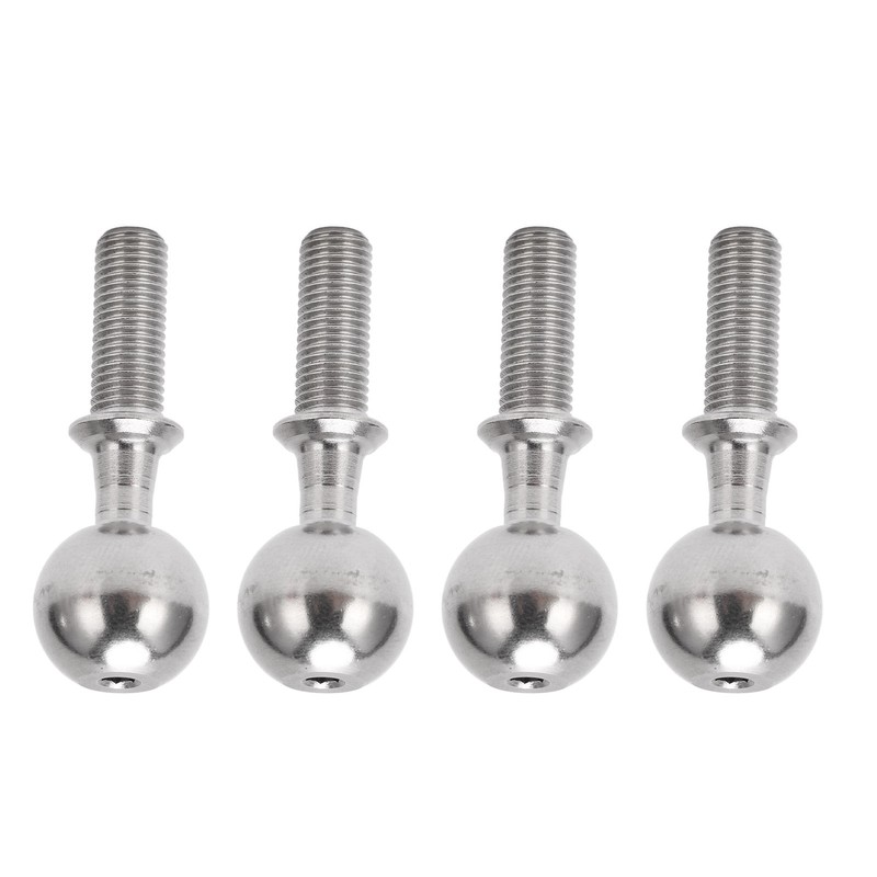4Pcs Pivot Ball Stainless Steel Ball Head Screw for ARRMA