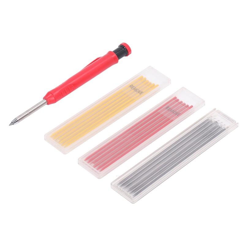 19Pcs Carpenter Pencil Set ABS Tungsten Carbide Construction Carpenter Marker