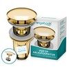 Engelbach Drain Fitting Sink with Overflow - Pop-Up Drain Fitting