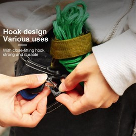 Duty Belt Gloves Holder,Adjustable Work Gloves Holder Gloves Holder Strap - Wear-Resistant Gloves Grip Strap Gloves Keeper Hanger for Hiking Skiing Camping