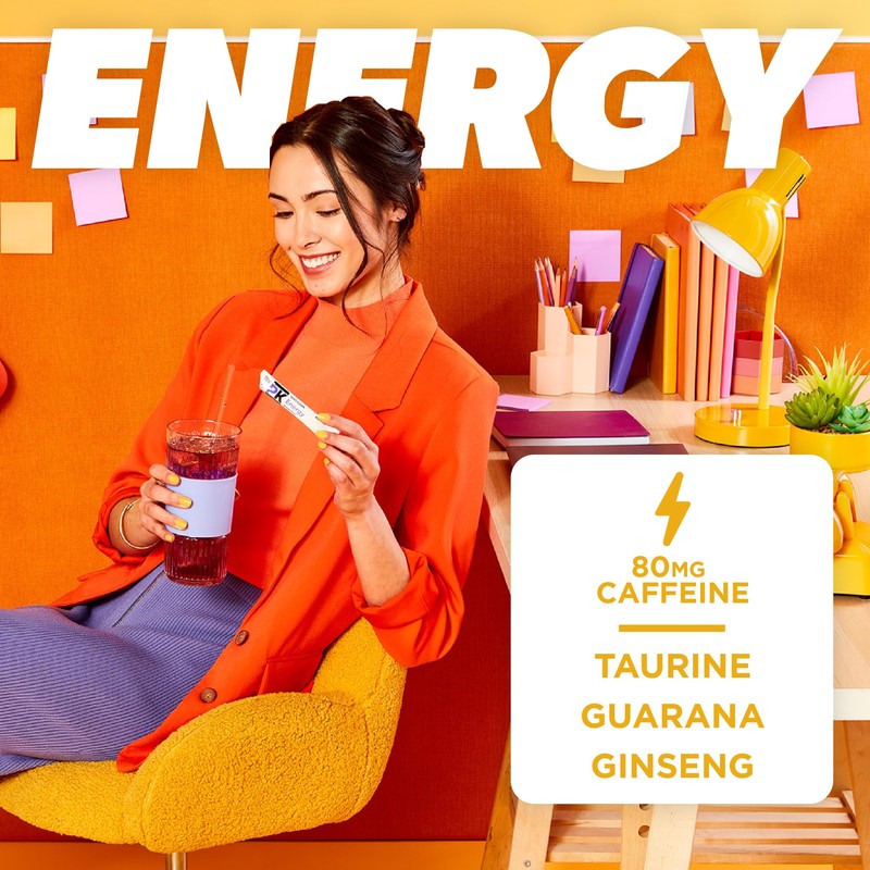 Pure Kick Energy Singles To Go Drink Mix, Mango Acai,